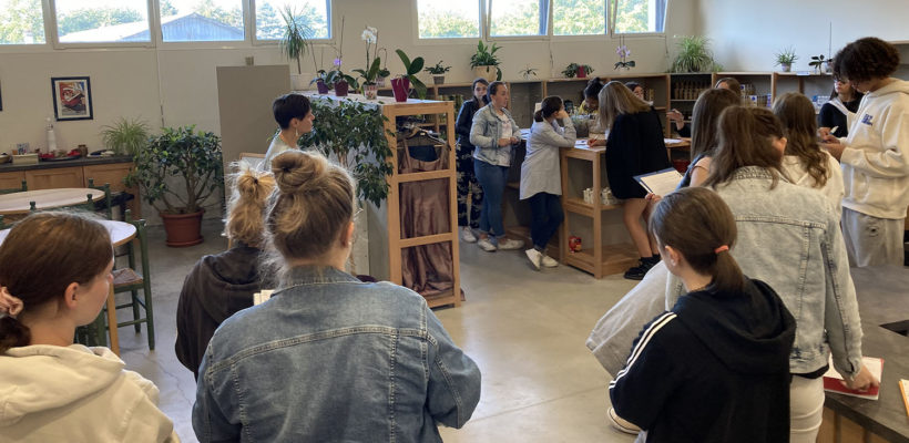 Les élèves de CAP2 SAPVER en sortie à l’épicerie sociale de Fougères