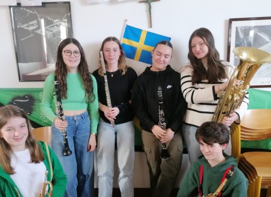 Les élèves de l’option Classe Orchestre du lycée en Suède
