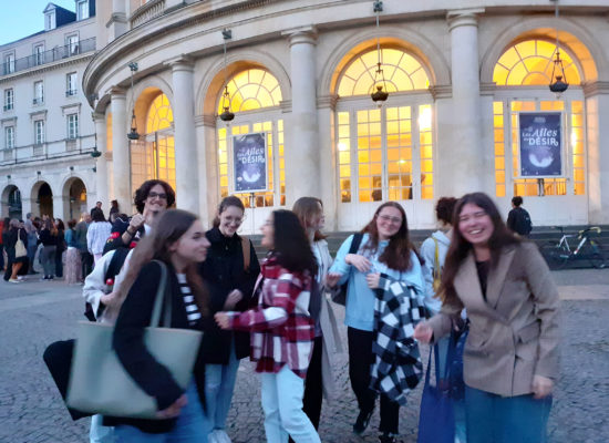 Les élèves à l’Opéra de Rennes