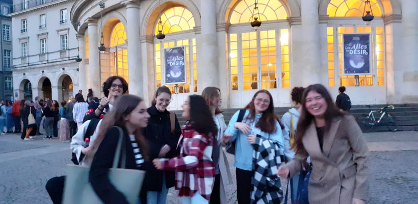 Les élèves à l’Opéra de Rennes