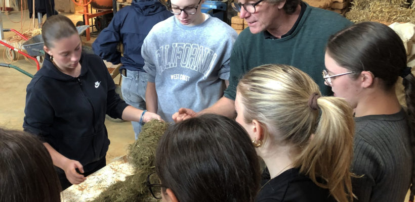 Les élèves de STAV en stage « activité »